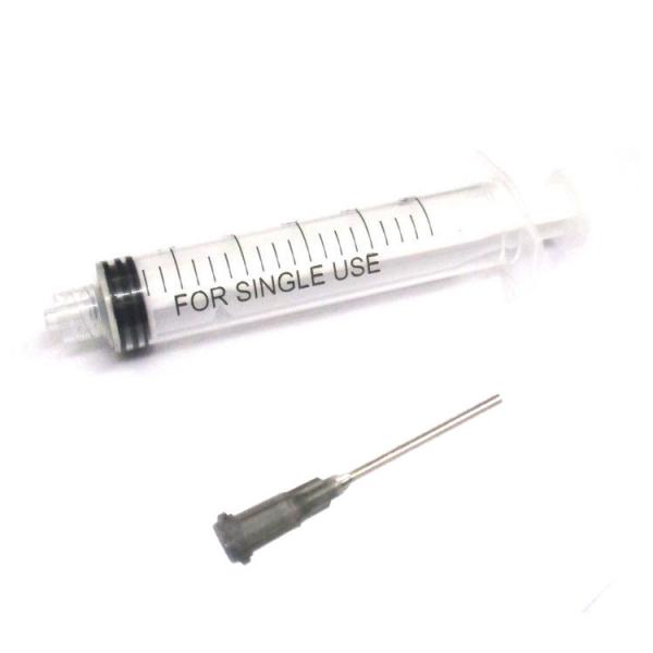 計量用 シリンジ 10ml (本体+ニードル) 計量注入器 プラモデル製作 工作 園芸 注射器 (Z...