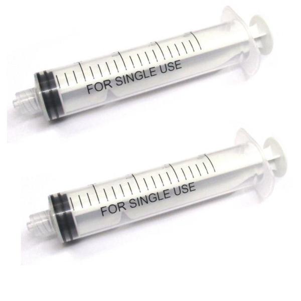 計量用 シリンジ 30ml x2 (ニードルなし) 計量注入器 プラモデル製作 工作 園芸 注射器