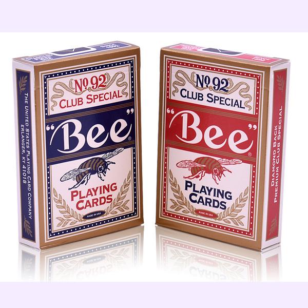 Bee ビー　ポーカーサイズ　No.92 Club Special レッド ブルー 2個セットトラン...
