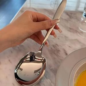 ステンレス製サービングスプーン 1本 大型 レストラン ビュッフェや