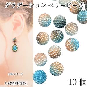 クリアパーツ 10個セット 透明 23 ナツメ型 ナッツ 棗 アクリル ビーズ