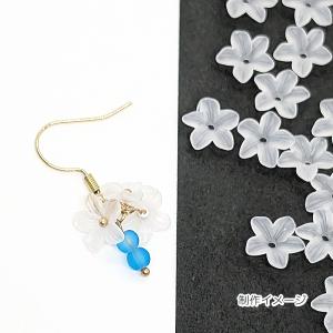 ビーズ 11mm 約40個 花 艶消し 花びら...の詳細画像2