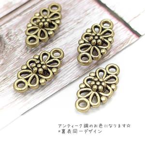 コネクター チャーム 10mm アンティークブ...の詳細画像1