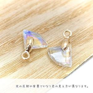 チャーム ミニ 扇形 9mm 扇子 モチーフ ...の詳細画像1