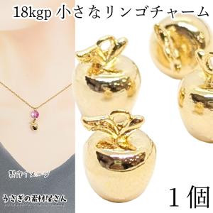 チャーム リンゴ 10.5mm 18kgp 本金...の商品画像