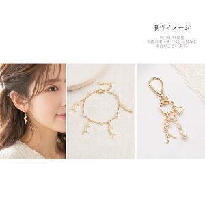 猫チャーム 24mm 6個 ゴールド ねこ 手...の詳細画像4