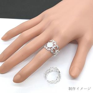 指輪 台座 ハンドメイド パーツ 8mm 平皿...の詳細画像2
