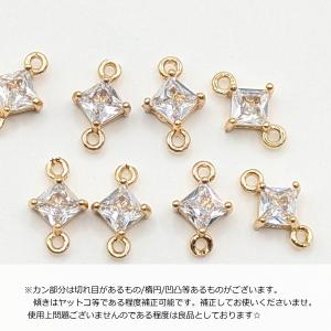 コネクター 7mm スクエアチャーム ミニ 菱...の詳細画像3