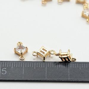 コネクター 7mm スクエアチャーム ミニ 菱...の詳細画像5