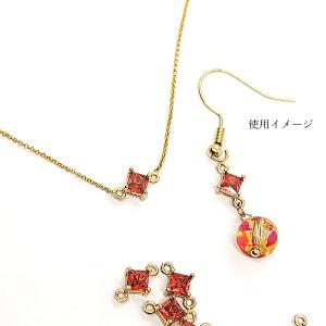 コネクター 7mm スクエアチャーム ミニ 菱...の詳細画像2