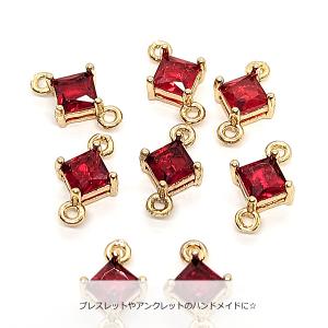 コネクター 7mm スクエアチャーム ミニ 菱...の詳細画像4