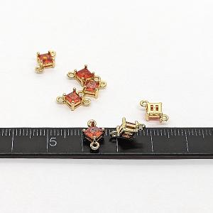 コネクター 7mm スクエアチャーム ミニ 菱...の詳細画像5