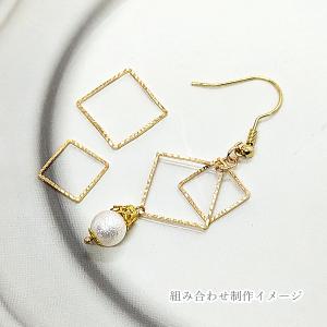 スパークルリング 空枠 スクエア 四角 特価 ...の詳細画像2