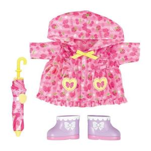 ピンクのレインコートセット メルちゃんきせかえ 514696 パイロット 着せ替え人形 めるちゃん 知育玩具（送料無料 北海道、沖縄、離島は配送不可）