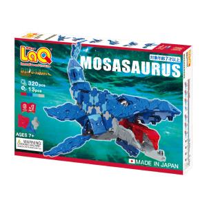 LaQ ダイナソーワールド モササウルス ラキュー 007780 ヨシリツ 立体 ブロック 5歳から 知育玩具   （送料無料 北海道、沖縄、離島は配送不可）｜usakids