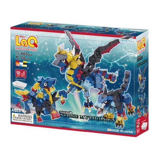 おまけつき  LaQ ミスティカルビースト 北欧神話 ラキュー 009333 ヨシリツ 立体ブロック...