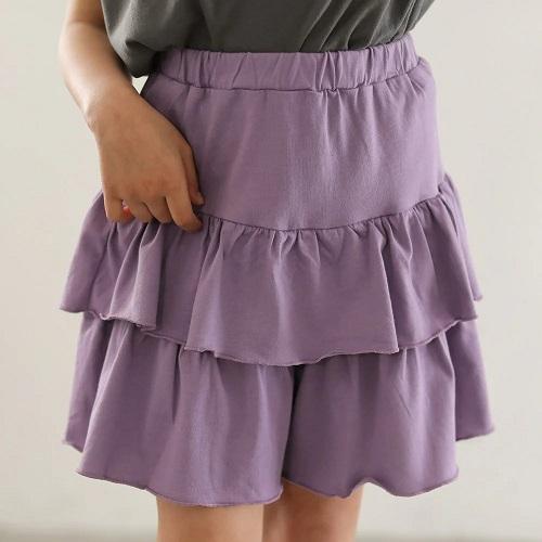 （おまかせ便で送料無料）フリルキュロットパンツ 80  ベビー キッズ T2 ティーツー 女児 女の...