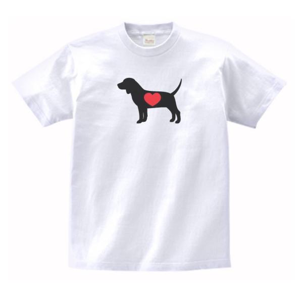 動物　生き物　ゴールデンレトリーバー LOVE　Tシャツ　ハイクオリティヘビーウェイト　透けない 厚...