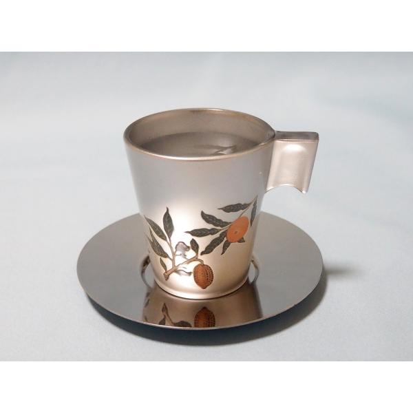 丸モ高木陶器 温感デミタスカップ&amp;ソーサーセット ボタニカル 果実 SV ラッピング有 hdsb-f...