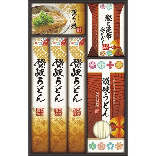 お歳暮 ギフト 2025 讃岐・信州 麺づくしギフト 計1500g入 つゆ・薬味付 御歳暮 冬ギフト...