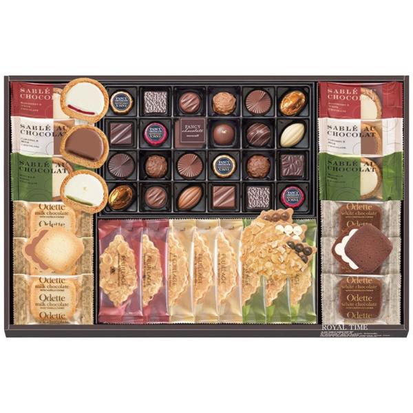 お歳暮 ギフト 2025 モロゾフ ロイヤルタイム 4種45個入 御歳暮 冬ギフト スイーツ 洋菓子