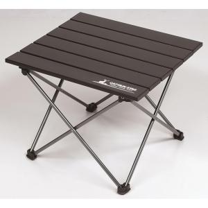 テーブル アウトドア キャンプ ソロキャンプ BBQ キャプテンスタッグ トレッカー アルミロールテーブル ブラック UC-563 キャンプ用品