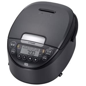 タイガー魔法瓶 IHジャー炊飯器 炊きたて 5.5合 メタリックグレー JPW-S100HM 炊飯器 コンパクト お手入れ簡単 省エネ 節電 お米 人気家電