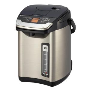 タイガー魔法瓶 電気ポット 蒸気レスVE電気まほうびん 3L ブラック PIG-J300Kぽっと 電気ポット 安全 3L 省エネ 節電 蒸気レス