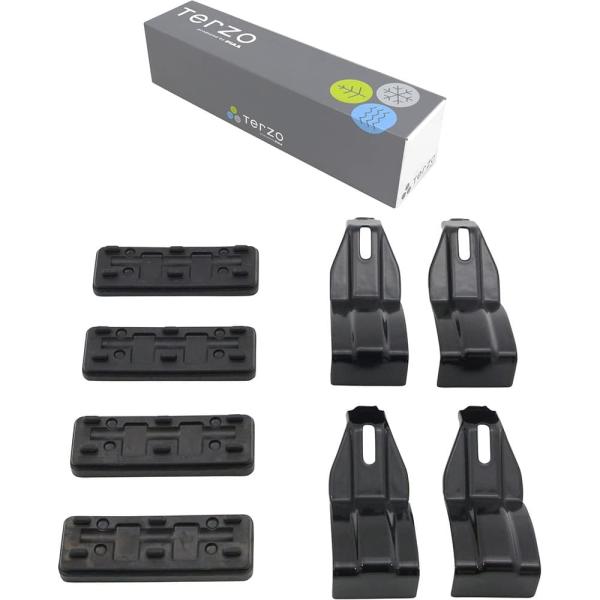 PIAA Terzo(テルッツォ) ルーフキャリア ベースキャリア ホルダー 4個入 ブラック【トヨ...