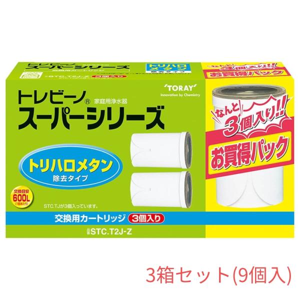 東レ トレビーノ スーパーシリーズ 蛇口直結型 家庭用浄水器交換用カートリッジ 3個入り トリハロメ...