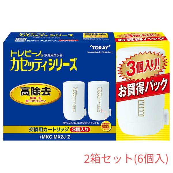 東レ トレビーノ カセッティシリーズ 蛇口直結型 家庭用浄水器交換用カートリッジ 3個入り 高除去タ...