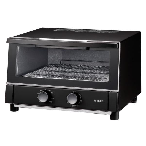 タイガー魔法瓶 トースター マットブラック KAM-S132KM トースター マットブラック 黒 3...
