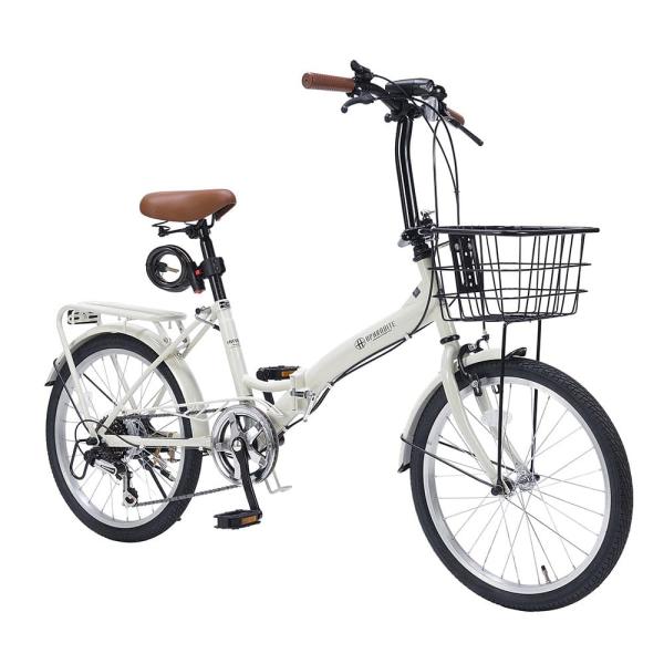 池商 折畳自転車20インチ 6段ギア オールインワン MF209 自転車 じてんしゃ 折り畳み 組み...