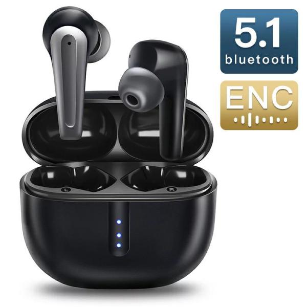 ワイヤレスイヤホン Bluetooth イヤホン ブルートゥース 高音質 Bluetooth5.1 ...