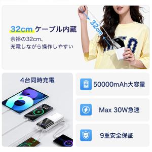 モバイルバッテリー 大容量 50000mAh ...の詳細画像3