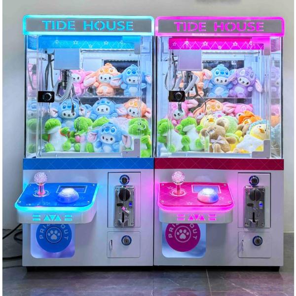 商用コイン式クレーンゲーム ミニぬいぐるみキャッチャー機 小型家庭用ぬいぐるみキャッチャー機、屋台や...