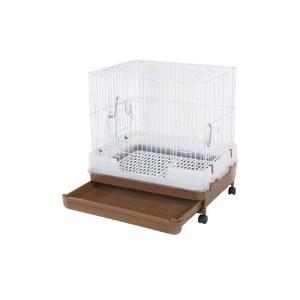 マルカン うさぎのカンタンおそうじケージ　Ｈ60Ｂ（ブラウン）