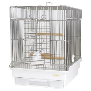 HOEI 丸い鳥かご HOEI R440(M) 白塗装 : アクアペットサービス ヤフー