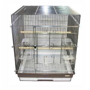 HOEI 465インコ手のりG（銀色メッキ）ホワイト底 : うさうさ