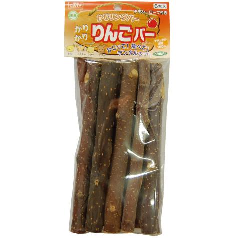 ＫＡＷＡＩ　川井　 かじリングバー かりかり　りんごバー　１０本入（うさぎ、小動物、かじり木）