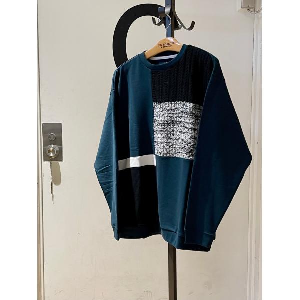 U.S.BOARDER ユーエスボーダー usboarder ニット スウェット カットソー 切り替...