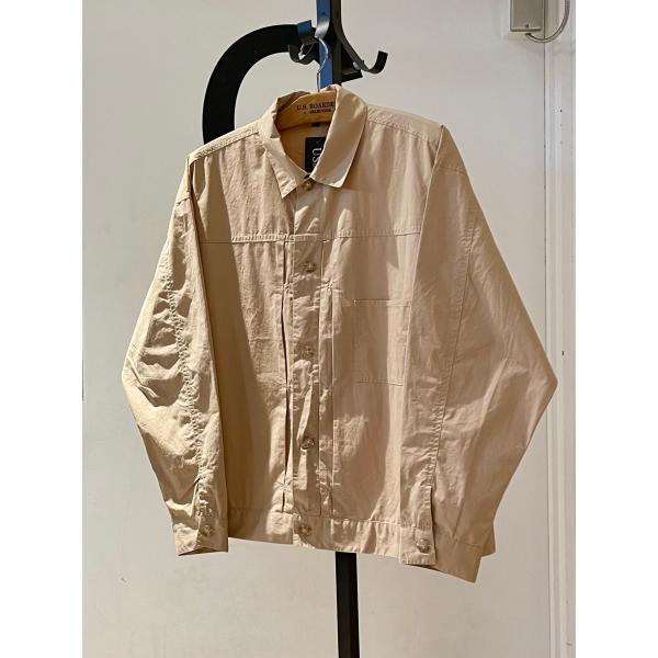U.S.BOARDER ユーエスボーダー 長袖 ワークシャツ シャツジャケット ベージュ