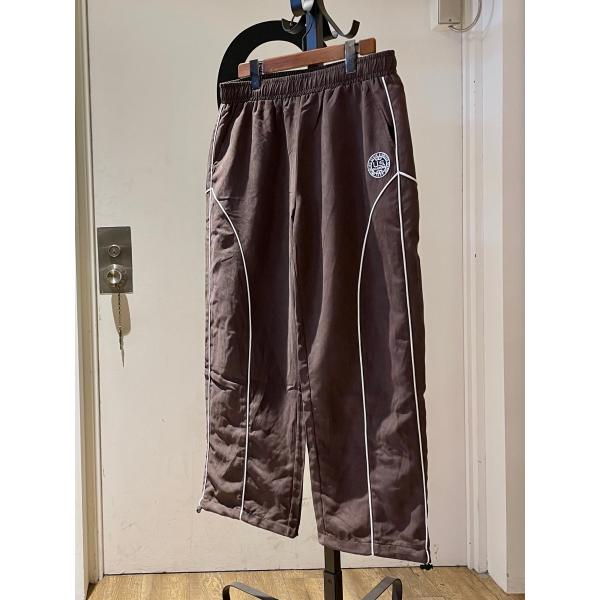 U.S.BOARDER ユーエスボーダー トラックパンツ パイピング ブラウン セットアップ