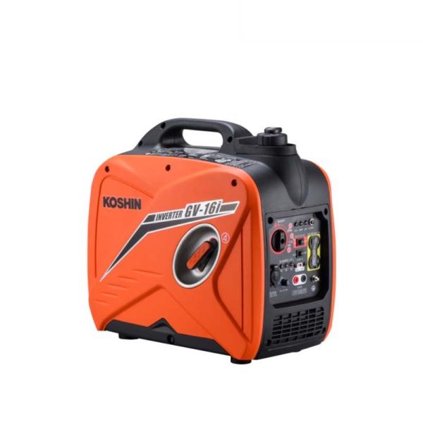 発電機 インバーター発電機 GV-16i 定格出力 1.6kVA 重量 22kg 連続運転時間4h〜...