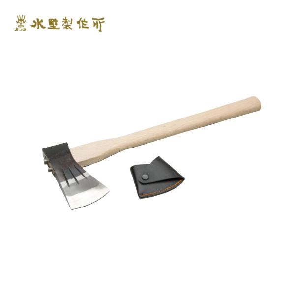 斧 全鋼小斧 700g 010-054 まさかり オノ 革サック付 アウトドア キャンプ 本格的 薪...