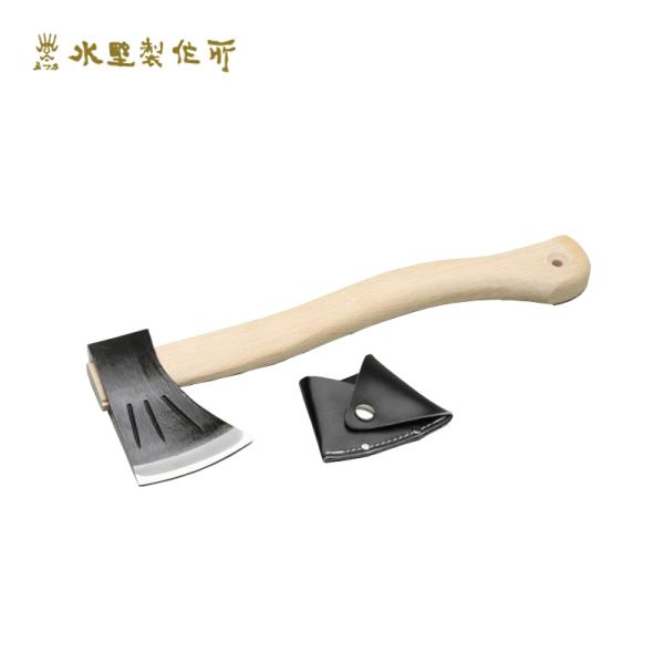 斧 ハンドアックス 450g 010-020 まさかり オノ 革サック付 アウトドア キャンプ 本格...