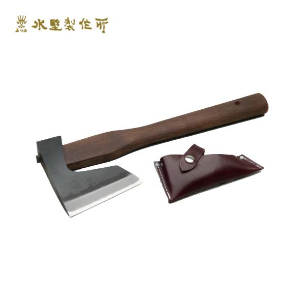斧 割込地型 570g 焼柄 010-131 まさかり オノ 革サック付 アウトドア キャンプ 本格...