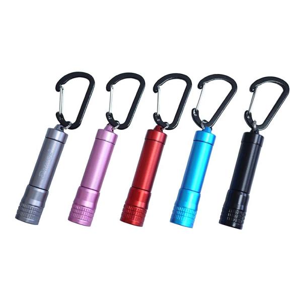 ペンライト 1LED カラビナ ミニライト SK-7181 LED ライト キーホルダー 防災 防犯...