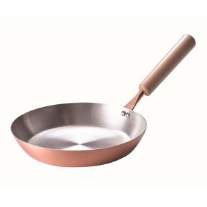 純銅フライパン約径３０ｃｍ（内面錫メッキ無）板厚約２.０ｍｍ業務用仕様日本製 銅製 フライパン 30cm 内面メッキ無 板厚約2mm 業務用仕様 日本