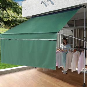 谷村実業 日よけ 物干し竿付前幕オーニング 3m カラー選択 ひさし 庇